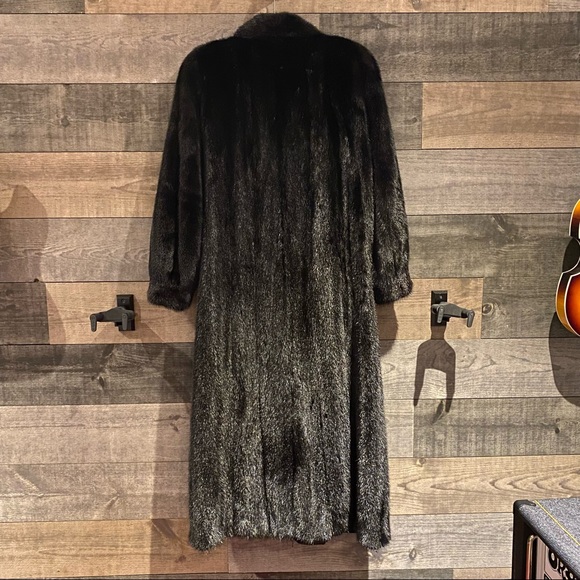 🌟HostPick🌟Real mink fur vintage coat - black - early 90s - Picture 8 of 17